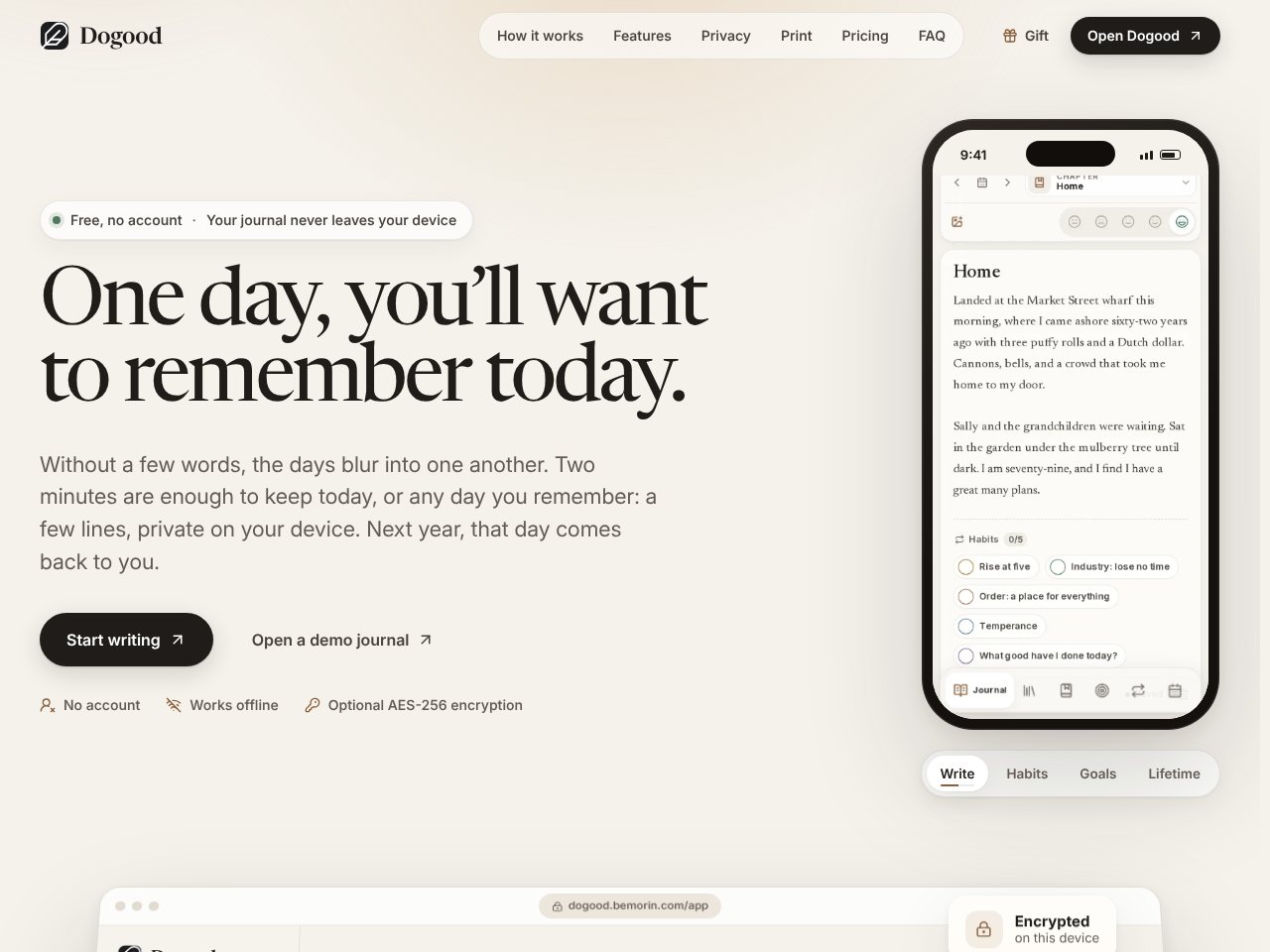 Dogood, dogood.bemorin.com