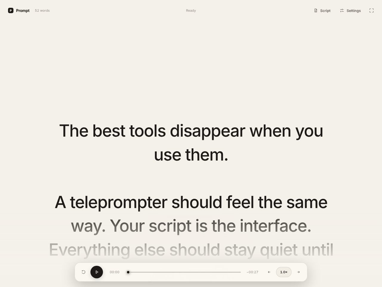 Prompt, prompt.bemorin.com